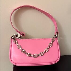 Pink Chain Strap Women's Bag